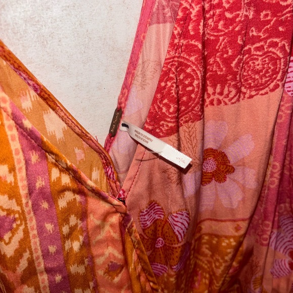 Free People NWOT- Tied To You Tank Top in Lemonade Combo - Picture 6 of 8